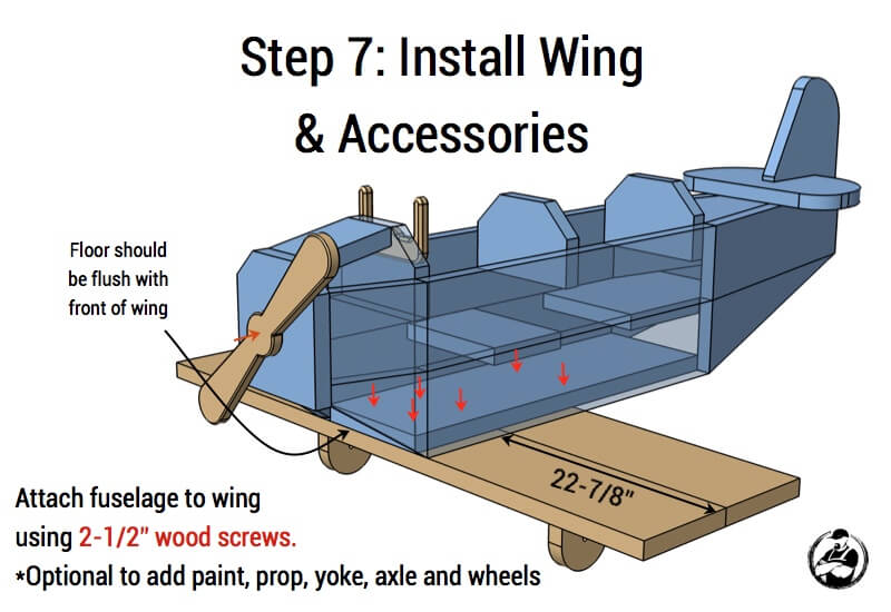 Airplane Play Structure Plans - Step 7