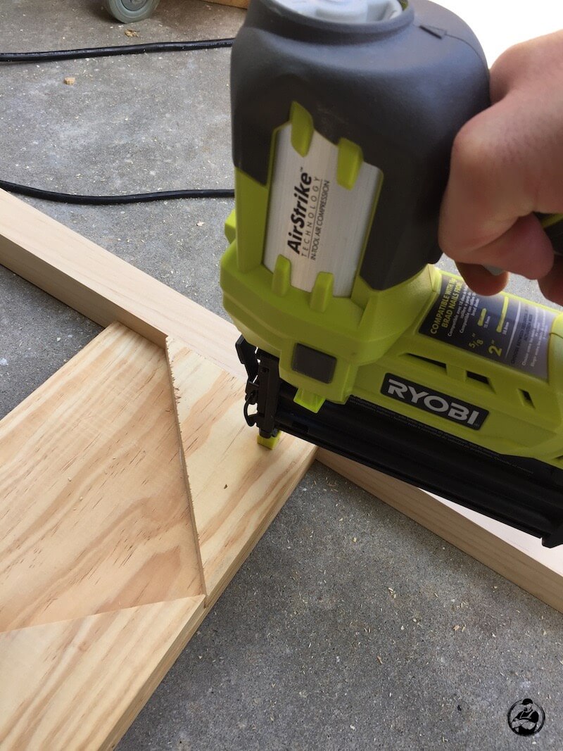 Book Rack Console Table Plans - Step 2