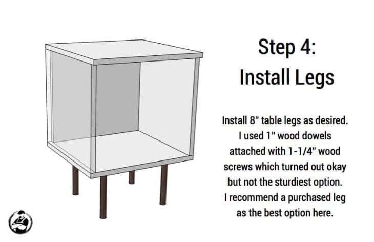 Mid-Century Modern Side Table { Free Plans } Rogue Engineer
