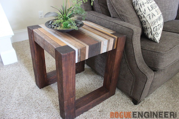 Simple DIY Wood Side Table