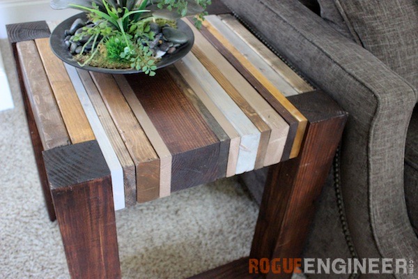 How to make a small end table from reclaimed wood 