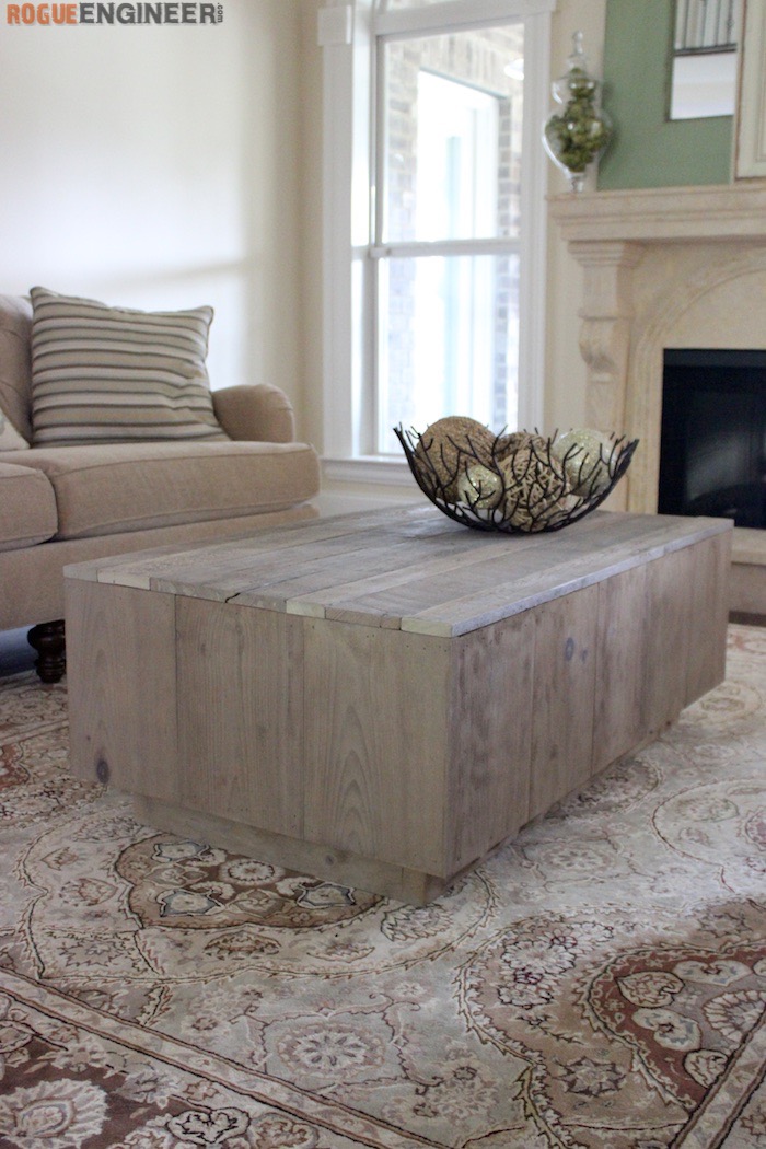 DIY Modern Floating Coffee Table - Rogue Engineer 4