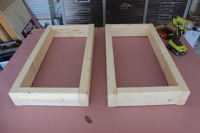 DIY Modern Floating Coffee Table - Step 2