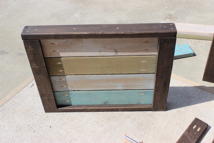 DIY Planked Wood Loveseat - Step 4