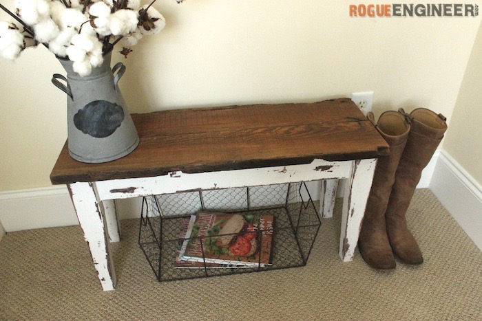 DIY Small Entry Bench Plans - Rogue Engineer