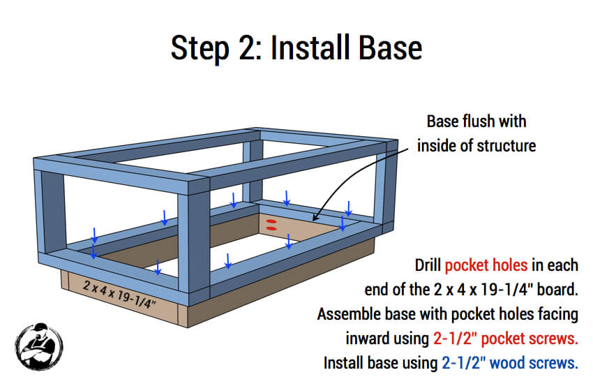 Modern Floating Coffee Table Plans - Step 2