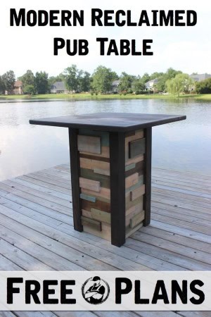 Modern Reclaimed Pub Table { DIY Plans } Rogue Engineer