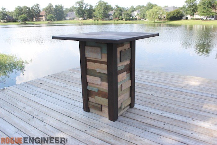 Modern Reclaimed Pub Table Diy Plans Rogue Engineer