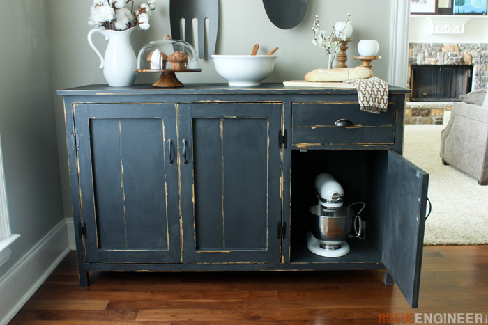 DIY Farmhouse Buffet Plans - Rogue Engineer -2