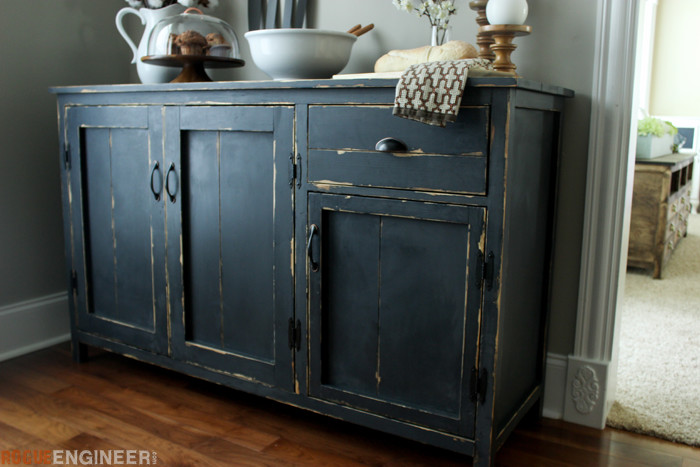 Farmhouse Buffet Free DIY Plans Rogue Engineer