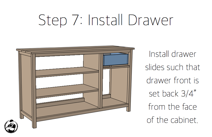 DIY Farmhouse Buffet Plans - Step 7