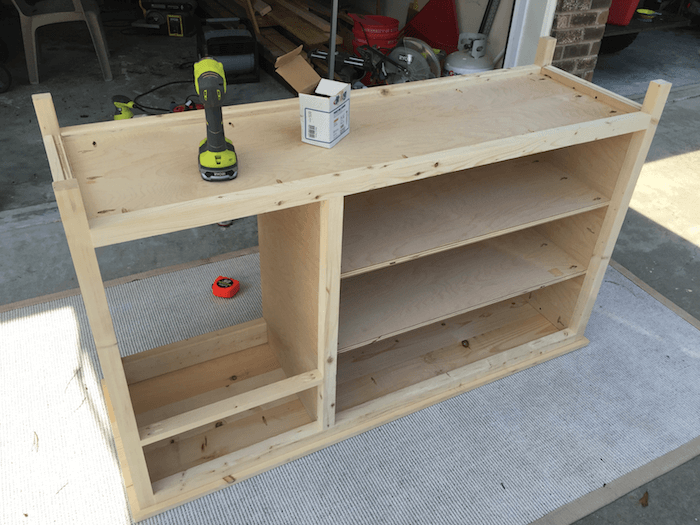 DIY Farmhouse Buffet - Step 8