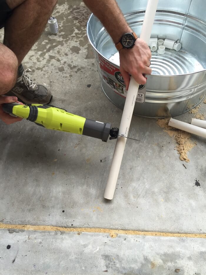 DIY Party Bucket Table - Step 3