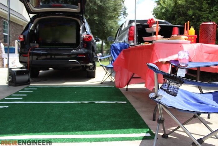 Setting Up a TV at a Tailgate Is Easier Than You Might Think