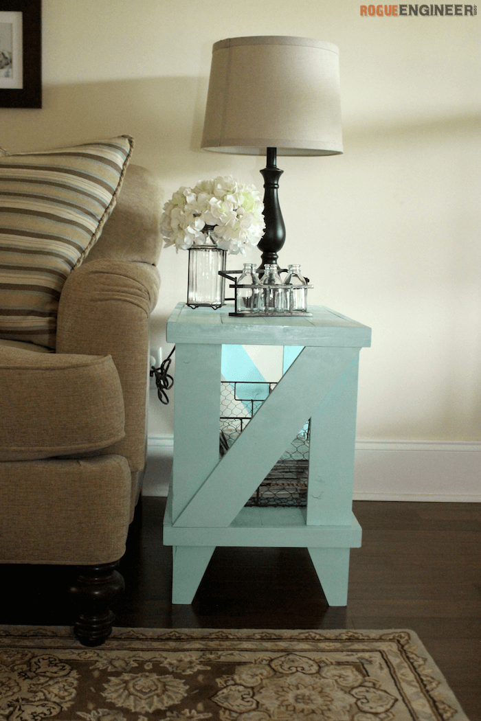 Cottage side store table