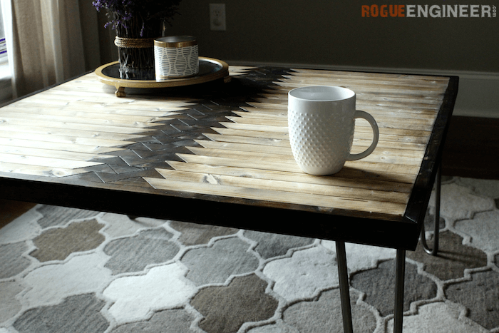 Tribal Hairpin Coffee Table - Free DIY Plans - Rogue Engineer