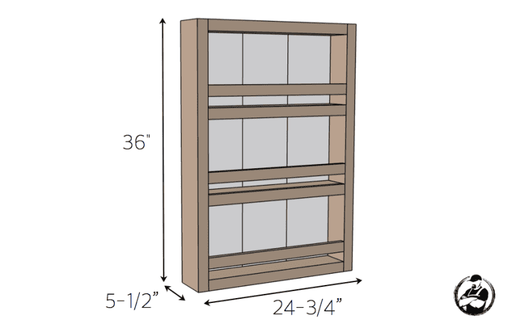 Apothecary Wall Shelf { Free DIY Plans } Rogue Engineer