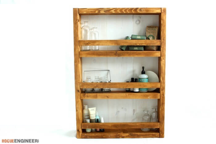 Apothecary Wall Shelf Free DIY Plans Rogue Engineer