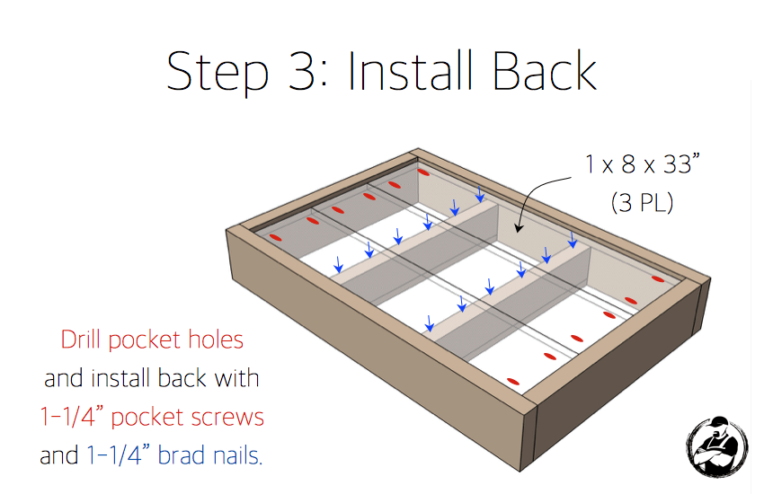 Apothecary DIY Wall Shelf Plans - Step 3