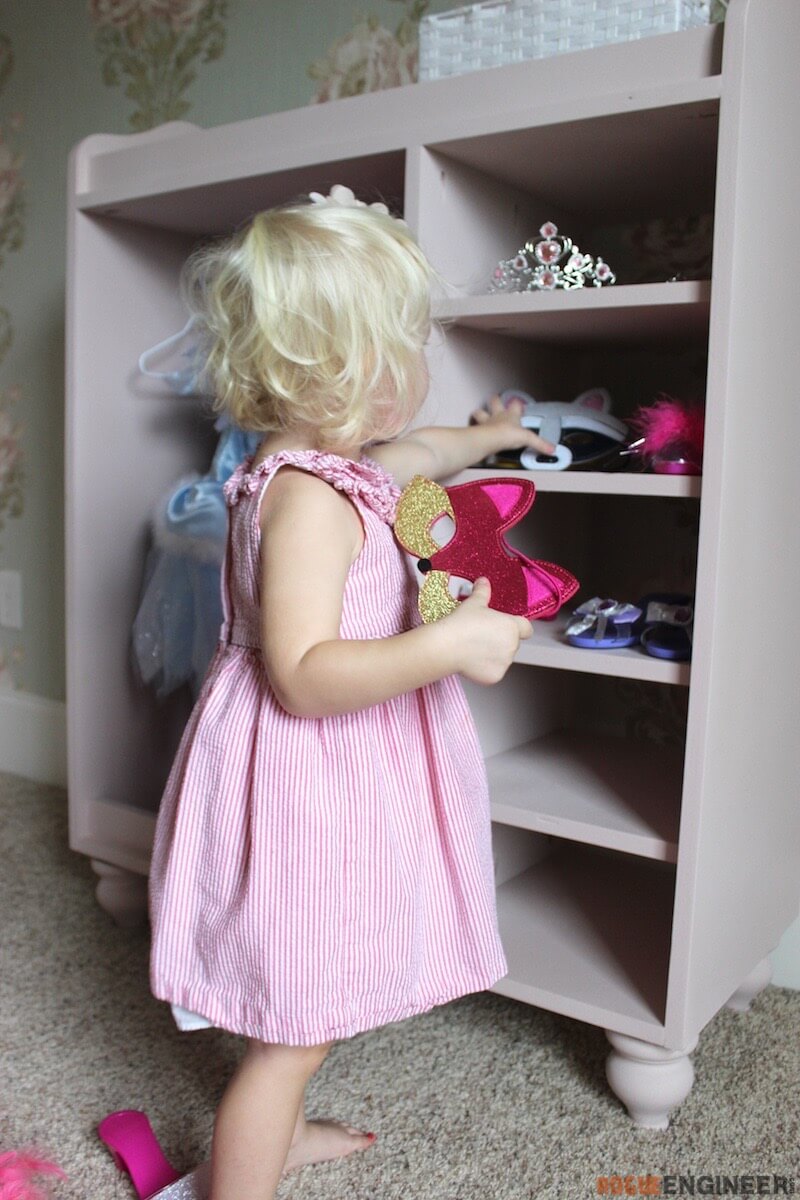 Setting Up a DIY Dress Up Station for Kids - The Homes I Have Made