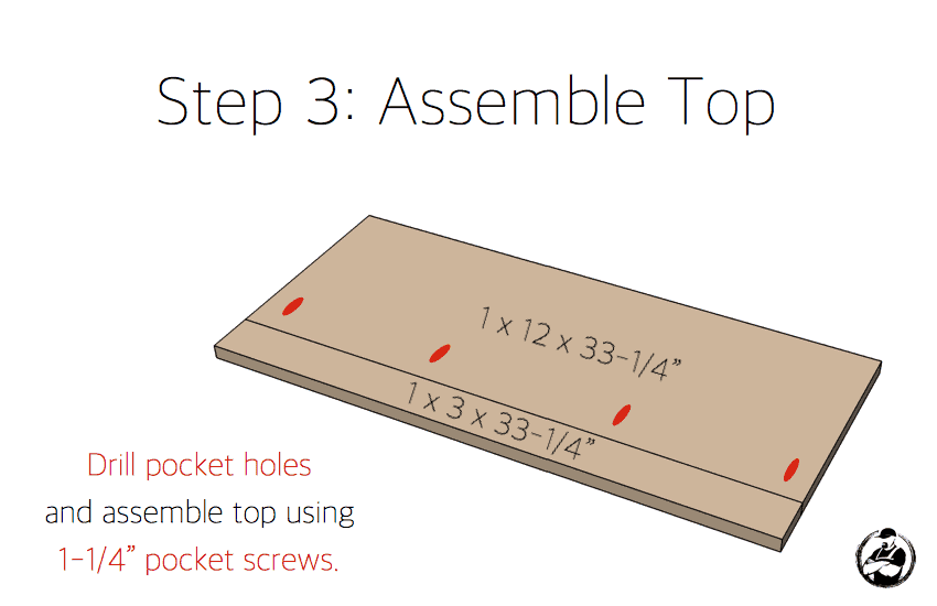 DIY Jelly Cabinet Plan Step 3