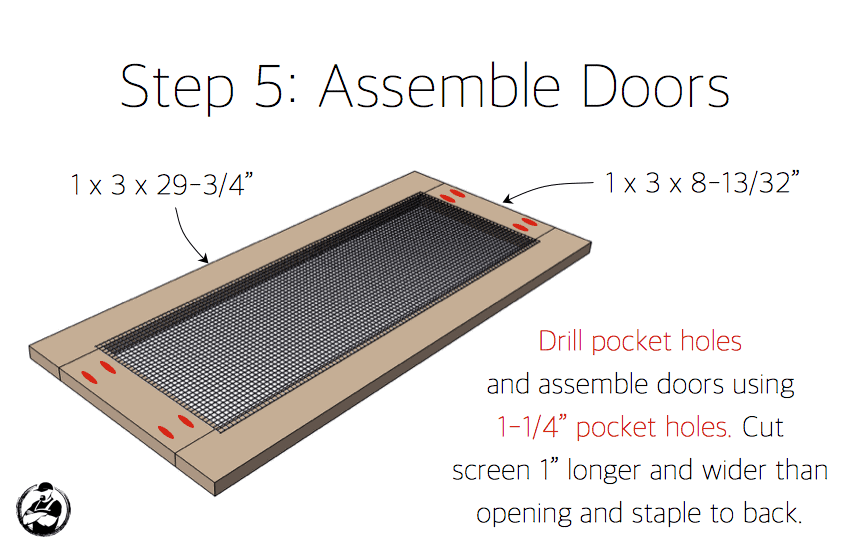 DIY Jelly Cabinet Plan Step 5