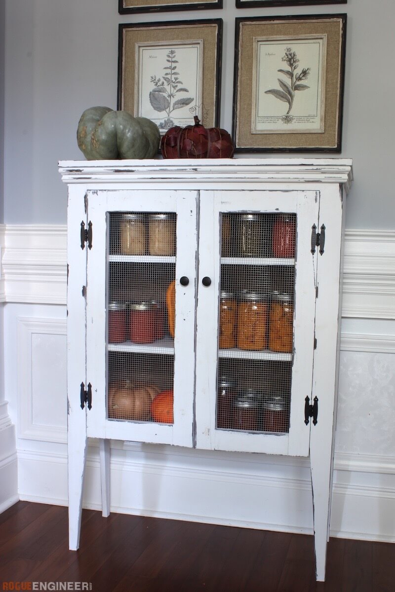 Jelly Cabinet { Free DIY Plans } Rogue Engineer