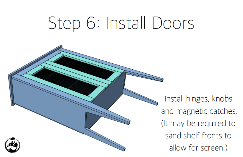 DIY Jelly Cabinet Plans - Step 6