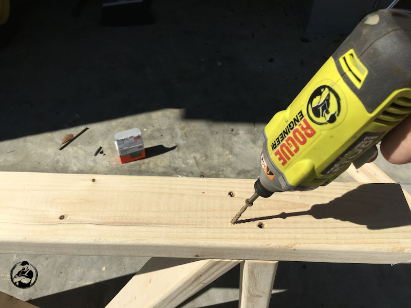 DIY Round Trestle Dining Table - Step 1