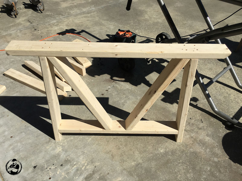 DIY Round Trestle Dining Table - Step 2