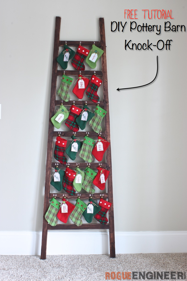 Advent Ladder Pinterest