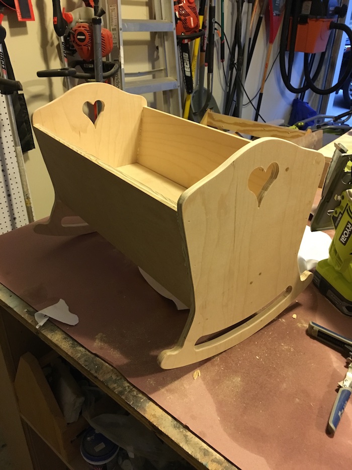 handmade baby cradle