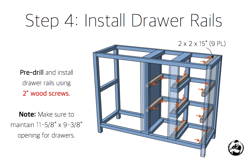 DIY Emma Buffet Plans - Step 4