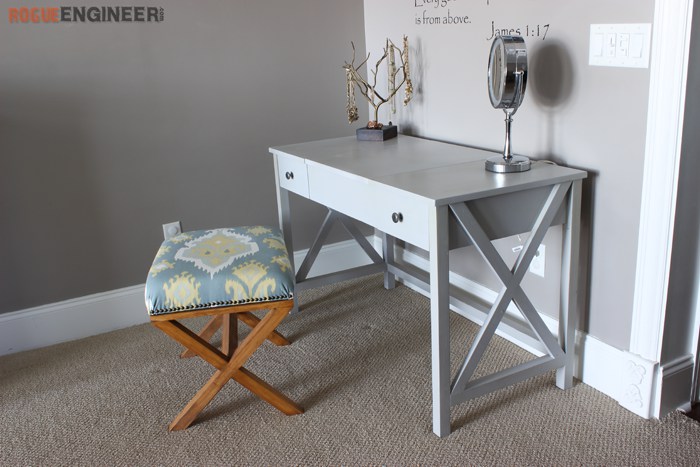 Flip Top Vanity Free Diy Plans Rogue Engineer