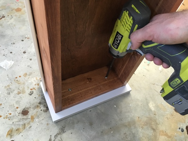 DIY Flip Top Vanity - Step 10