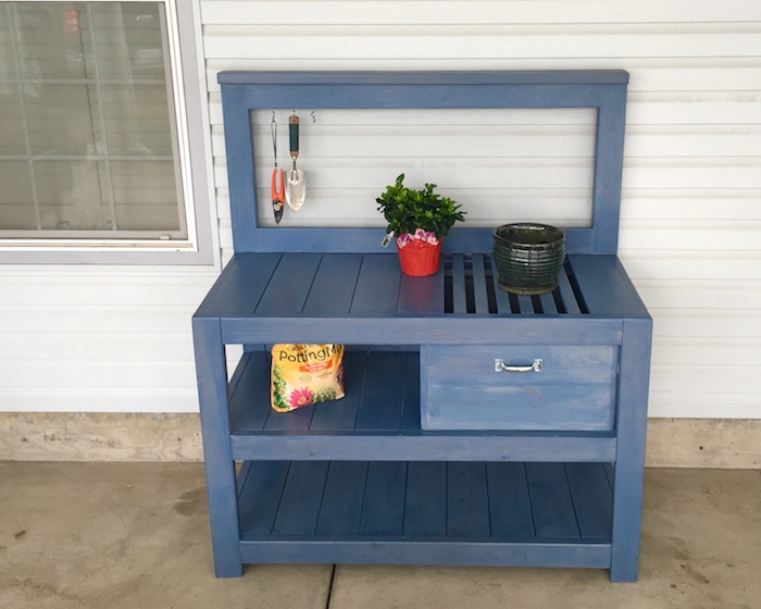 DIY Potting Bench Plans - Rogue Engineer