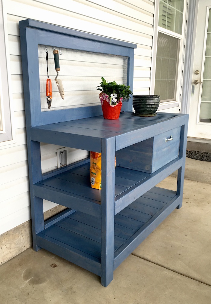 Garden Potting Bench Diy Plans at Michelle Horn blog