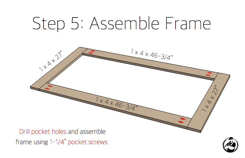 DIY Potting Bench Plans - Step 5