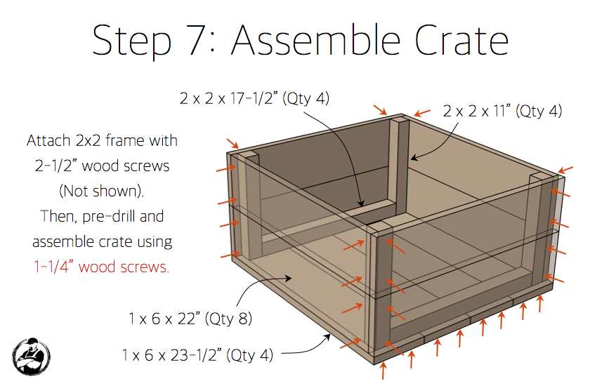 DIY Potting Bench Plans - Step 7