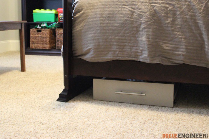 DIY Under Bed Storage Plans - Rogue Engineer 1