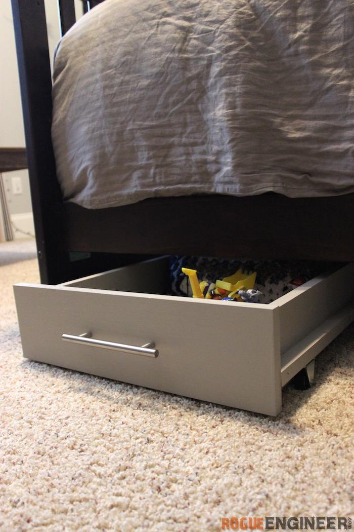 DIY Under Bed Storage Plans - Rogue Engineer 3