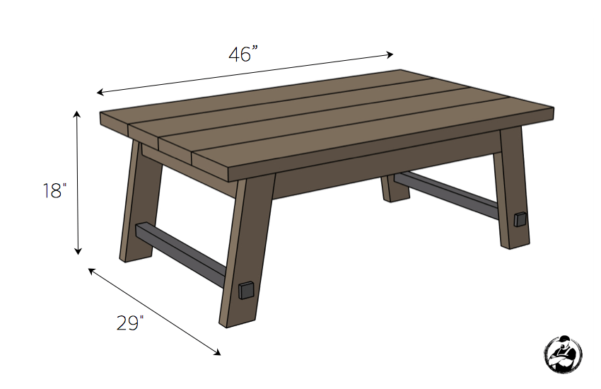 Angled table outlet legs diy