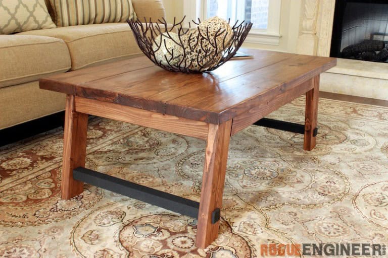 Angled Leg Coffee Table