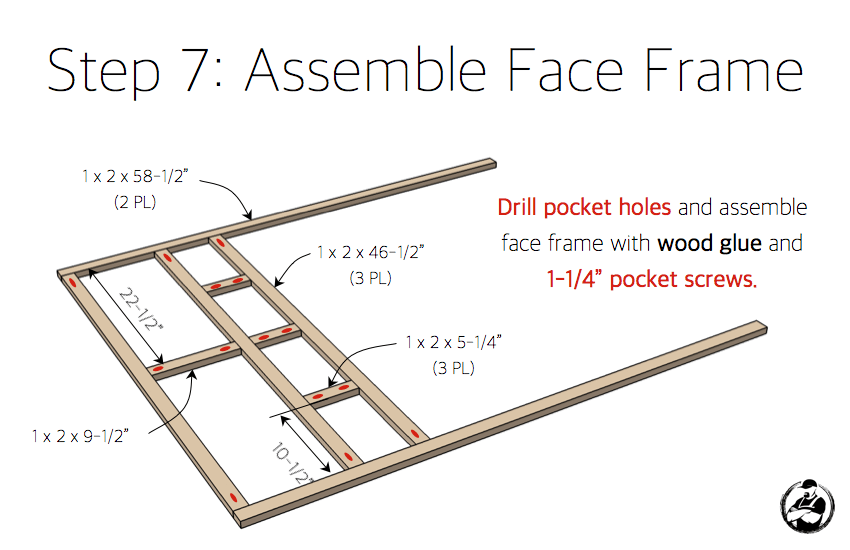 DIY Mud Room Locker Plans - Step 7