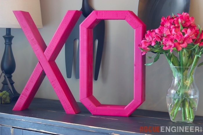 X O Diy Valentine S Day Decor