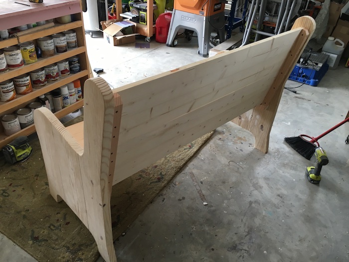 Church Pew Free Diy Plans, How To Build A Wooden Church Pew