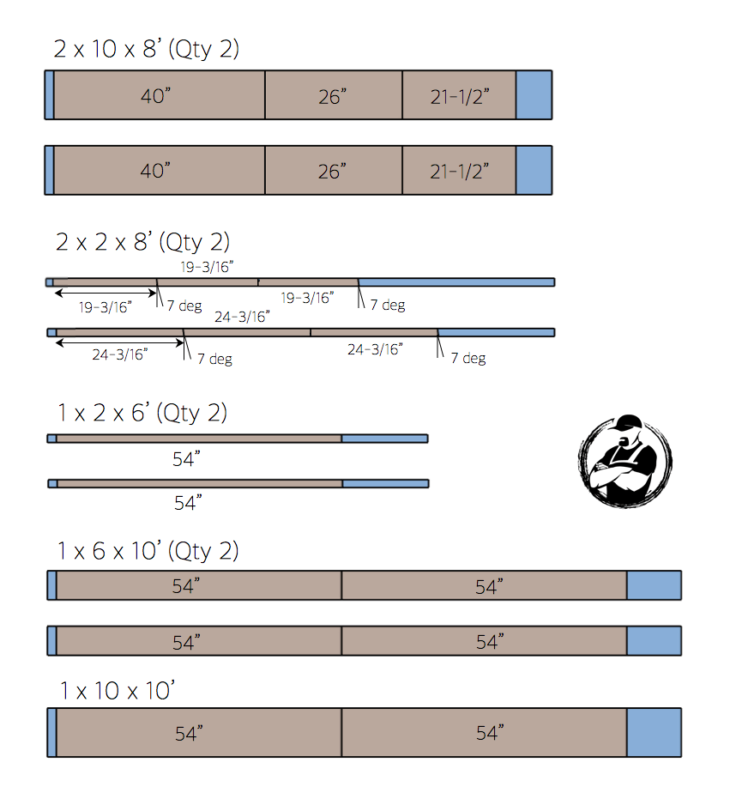 How To Build A Church Pew Free DIY Plans Rogue Engineer   DIY Church Pew Plans Cut List 730x799 