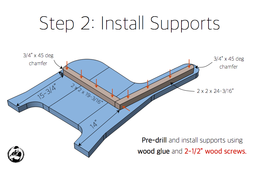 DIY Church Pew Plans - Step 2