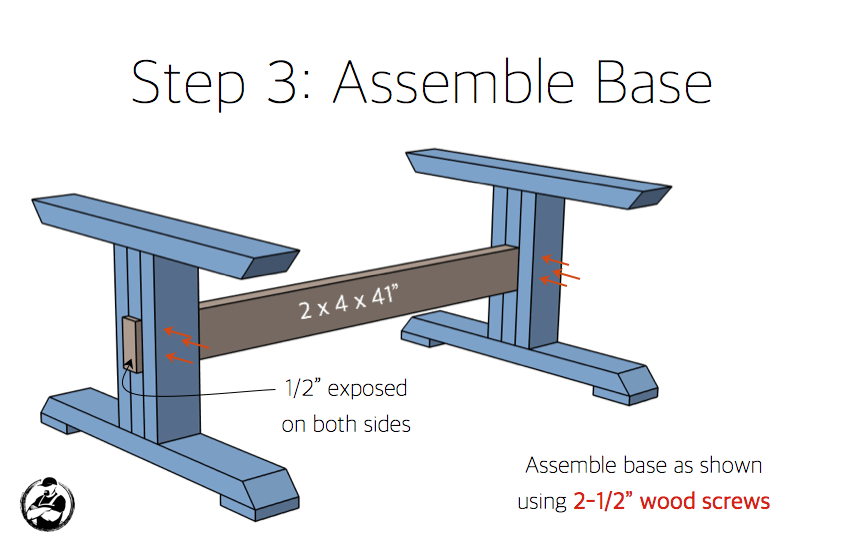 DIY Lybrook Coffee Table Plans - Step 3