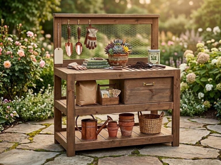 DIY Potting Bench Plans